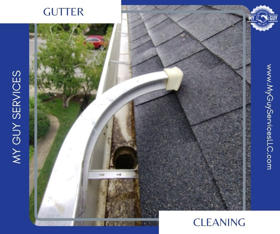 Gutter cleaning Avon before and after