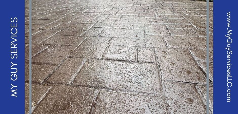 Concrete driveway in Franklin, Indiana after professional sealing by My Guy Services