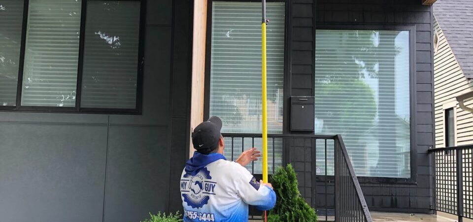 Soft washing windows in Plainfield