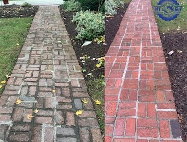 Professional exterior cleaning in Brownsburg using soft washing